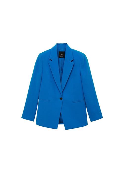 MANGO Blazer 'Iguana'  royalblå