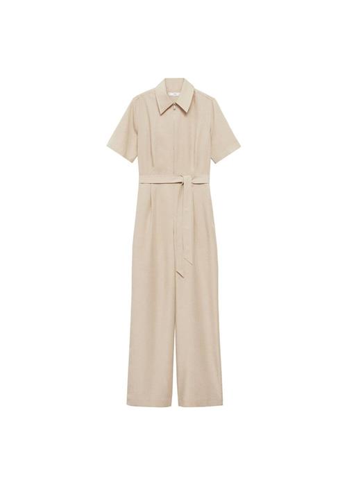 MANGO Jumpsuit 'Delia'  beige