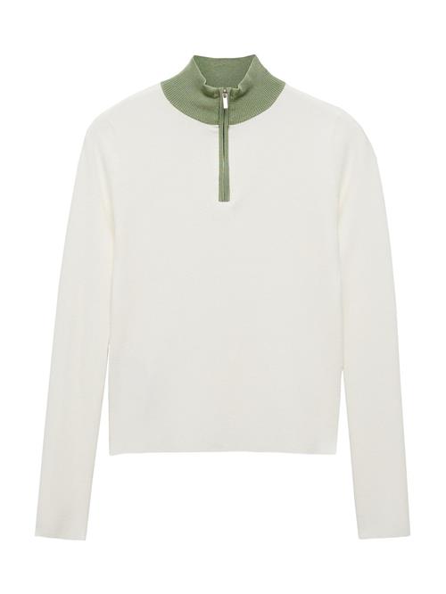 Se MANGO Pullover 'LUCERO'  ecru / pastelgrøn ved About You