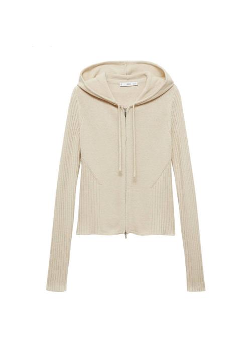 MANGO Cardigan 'Reish'  beige