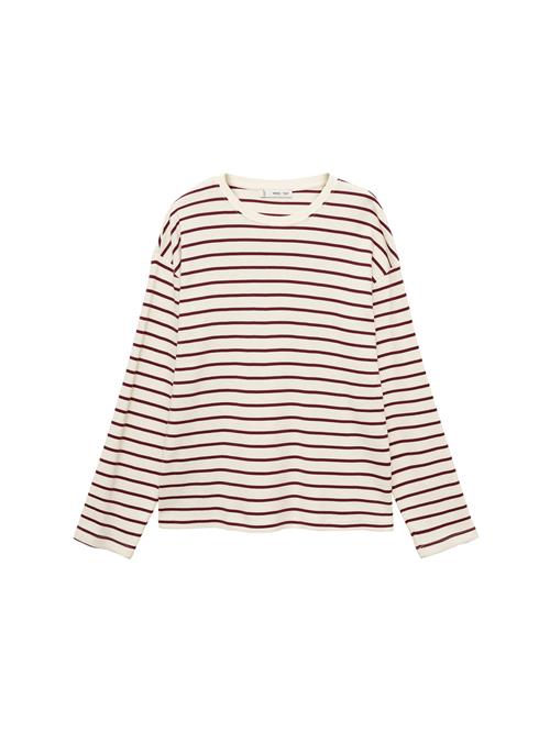 Se MANGO Shirts 'TARA'  creme / bordeaux ved About You