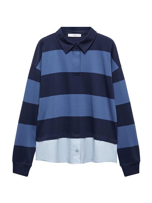 MANGO Shirts 'MERCURY'  navy / røgblå / lyseblå