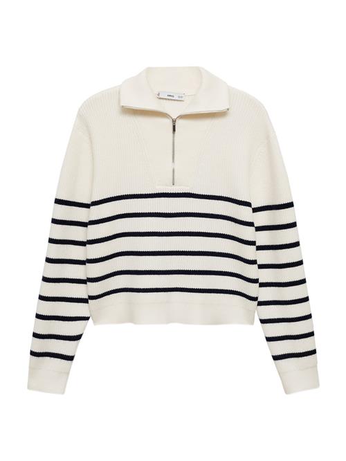 Se MANGO Pullover 'RIZONI'  navy / hvid ved About You