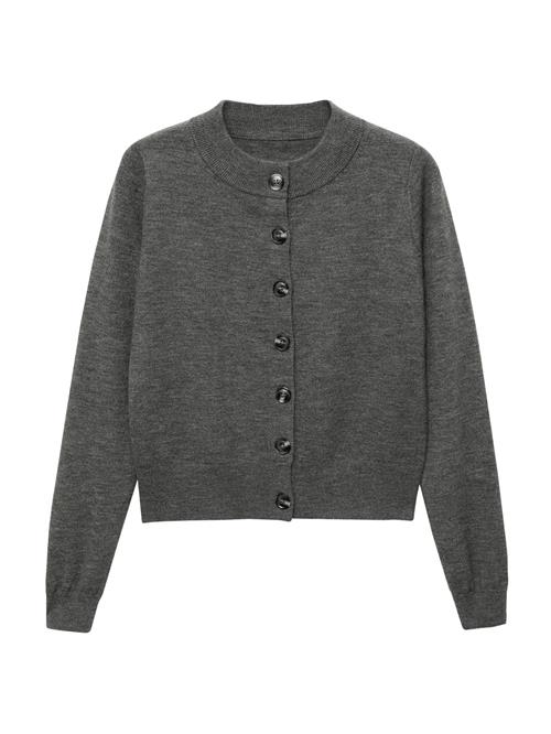 MANGO Cardigan 'NEKKO'  grå-meleret