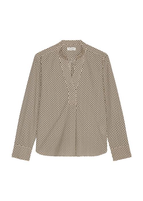 Marc O'Polo Bluse  beige / sort