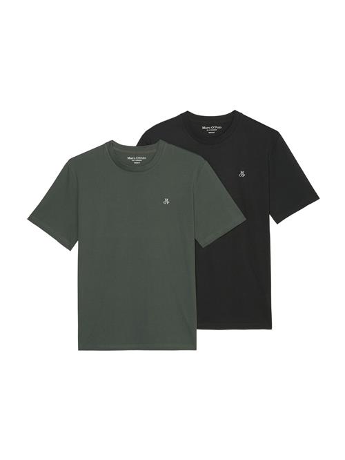 Se Marc O'Polo Bluser & t-shirts  mørkegrøn / sort / offwhite ved About You