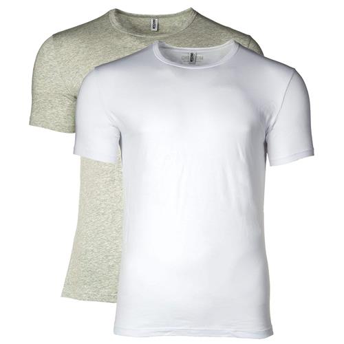 MOSCHINO Bluser & t-shirts  røggrå / grå-meleret / pastelgrøn / hvid