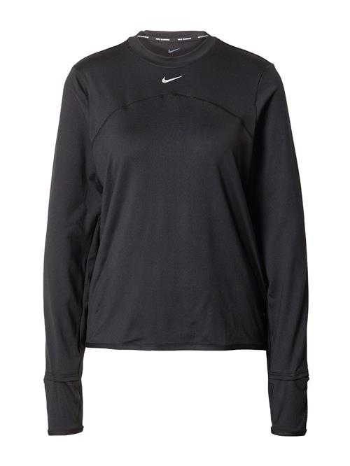 NIKE Funktionsbluse  sort / hvid