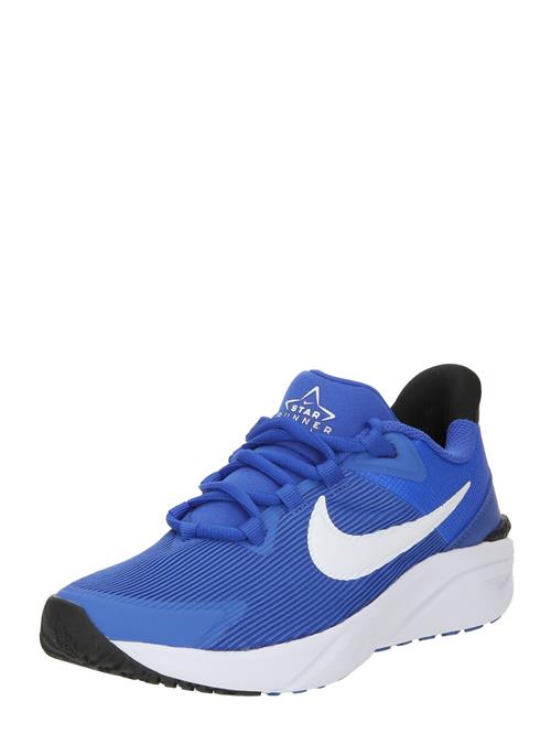 NIKE Sportssko 'Star Runner 4'  royalblå / sort / hvid