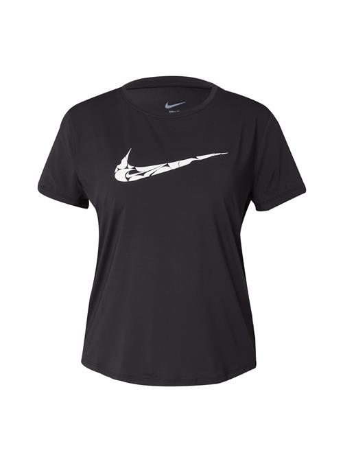 NIKE Funktionsbluse 'ONE SWSH HBR'  sort / hvid