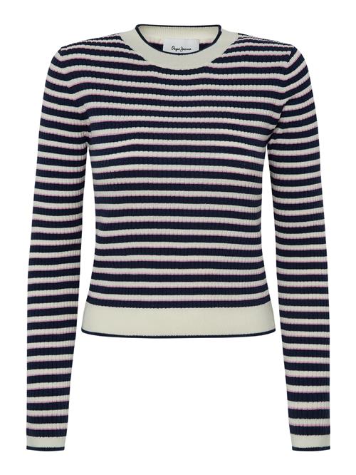 Pepe Jeans Pullover 'INES'  marin / lyserød / hvid