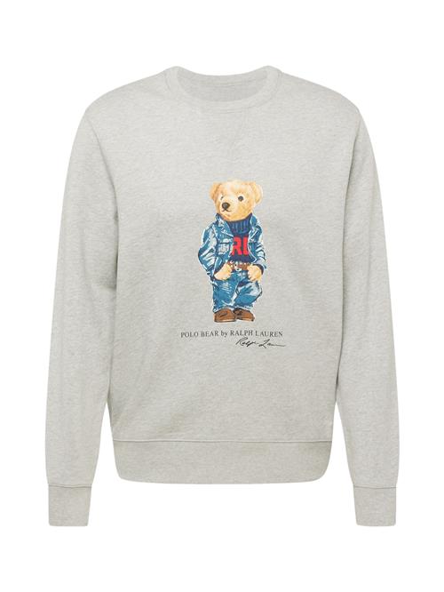 Se Polo Ralph Lauren Sweatshirt  marin / brun / grå-meleret / rød ved About You