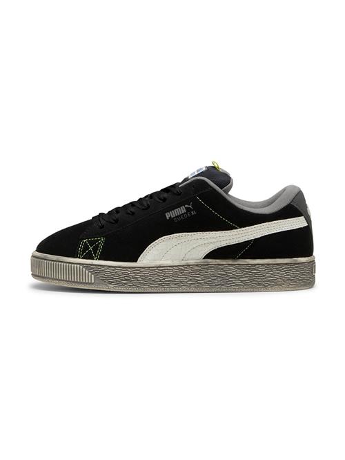 PUMA Sneaker low 'Suede'  grå / sort / hvid