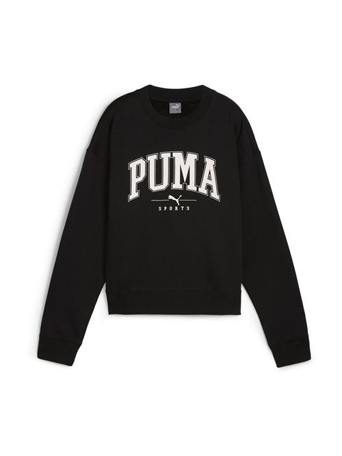 Se PUMA Sweatshirt 'Squad'  sort / hvid ved About You