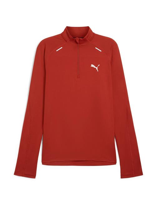 PUMA Funktionsskjorte 'Cloudspun'  rustrød / sort / hvid