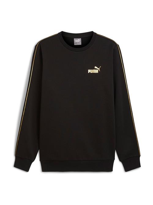 PUMA Sportsweatshirt 'ESS'  guld / sort