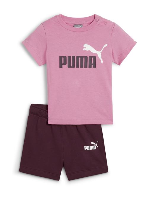 PUMA Joggingdragt  pastelpink / burgunder / sort / hvid