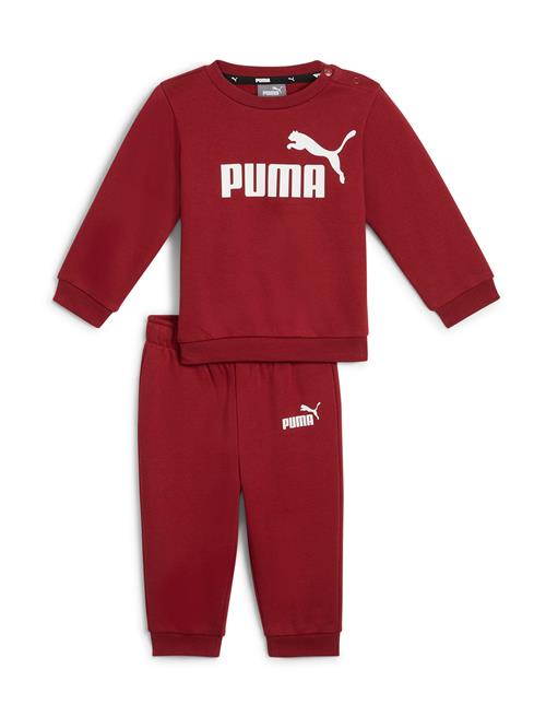 Se PUMA Joggingdragt 'Minicats Essential'  carminrød / hvid ved About You