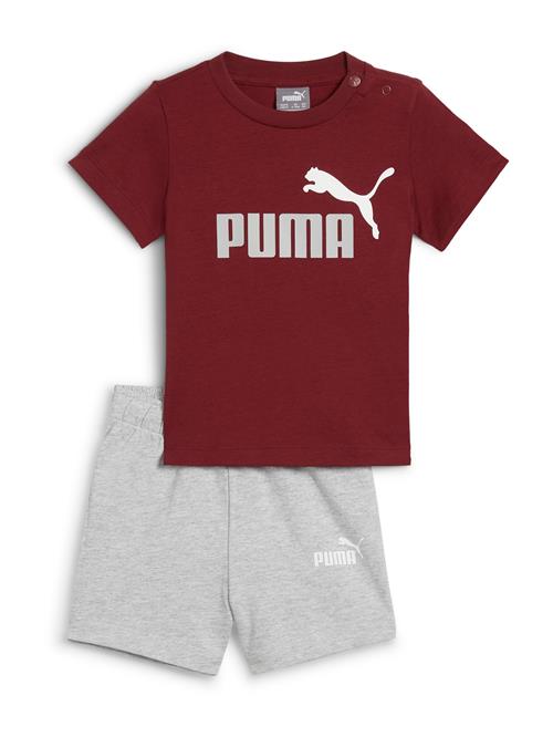 Se PUMA Joggingdragt  grå / vinrød / hvid ved About You