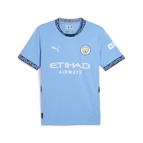 PUMA Fodboldtrøje 'Manchester City FC 24/25'  natblå / lyseblå / gul / hvid