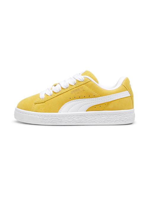 Se PUMA Sneakers 'Suede XL'  mørkegul / guld / hvid ved About You