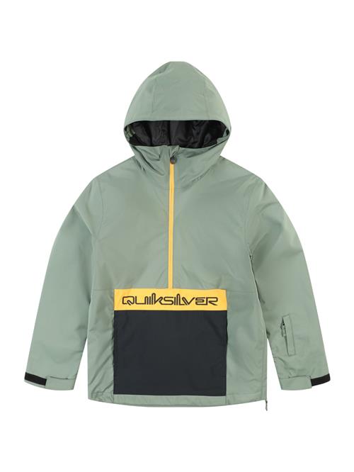 QUIKSILVER Udendørsjakke 'STEEZE'  gul / lysegrøn / sort