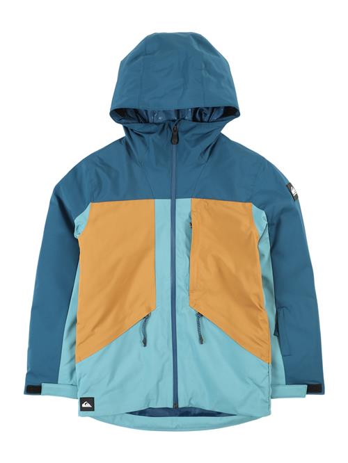 QUIKSILVER Sportsjakke 'AMBITION'  turkis / karamel / petroleum / sort