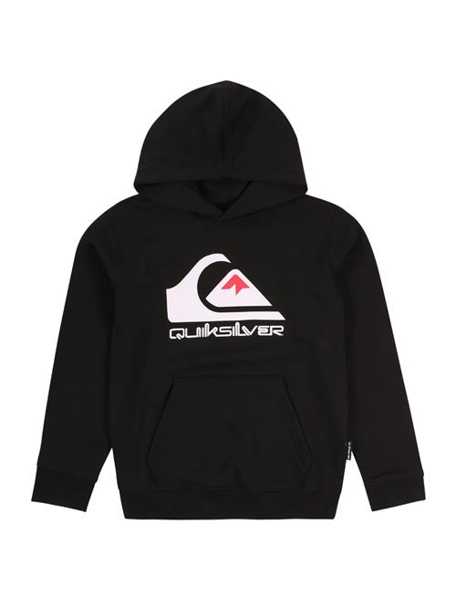 QUIKSILVER Sweatshirt  rød / sort / hvid