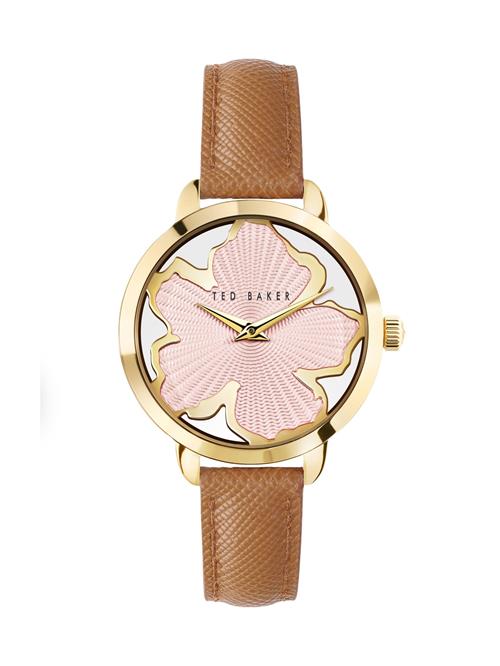 Ted Baker Analogt ur 'Lilabel Tb Iconic'  karamel / guld / lys pink / hvid