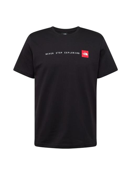 THE NORTH FACE Bluser & t-shirts 'Never Stop Exploring'  rød / sort / hvid