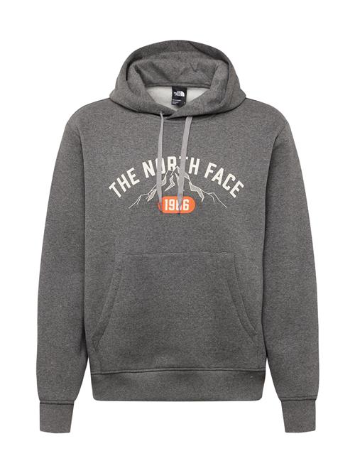 THE NORTH FACE Sweatshirt  grå-meleret / orange / hvid