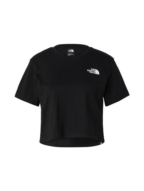 THE NORTH FACE Shirts 'Cropped Simple Dome T-Shirt'  sort / hvid