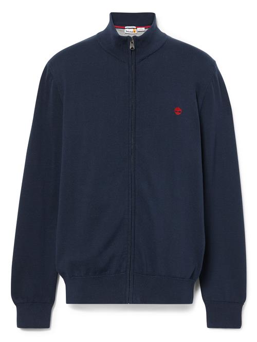 Se TIMBERLAND Cardigan 'Williams River'  navy / rød ved About You