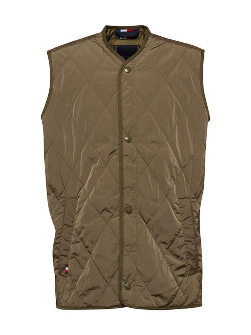 TOMMY HILFIGER Vest  khaki / rød / hvid