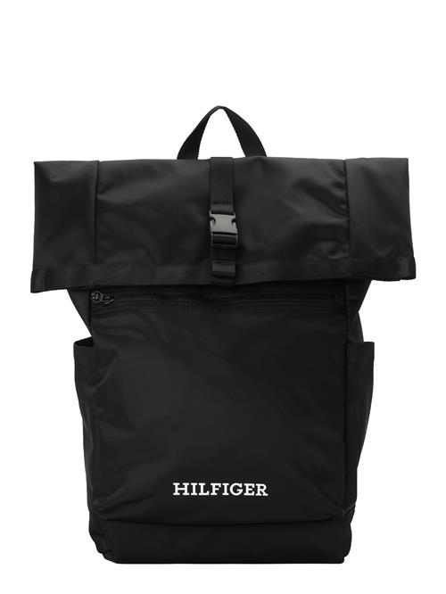 TOMMY HILFIGER Rygsæk  sort / hvid