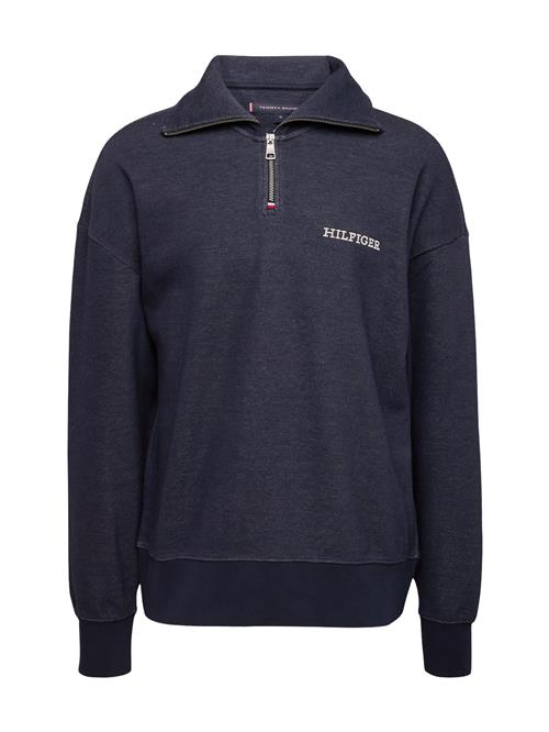 TOMMY HILFIGER Sweatshirt  mørkeblå / hvid