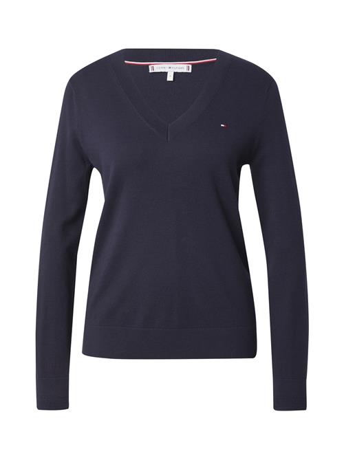 Se TOMMY HILFIGER Pullover  navy / rød / hvid ved About You