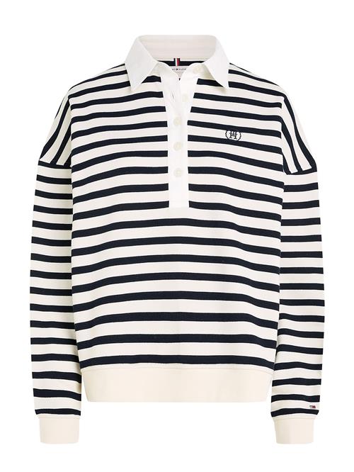 Se TOMMY HILFIGER Sweatshirt  marin / sort / offwhite ved About You