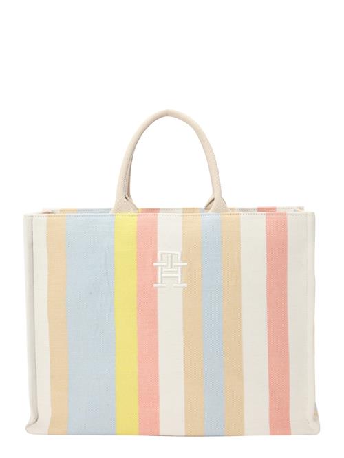 Se TOMMY HILFIGER Shopper 'Beach'  beige / lyseblå / lys pink / hvid ved About You