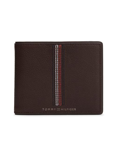 TOMMY HILFIGER Tegnebog  brun / rød / hvid