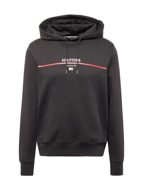 Se TOMMY HILFIGER Sweatshirt  rød / sort / hvid ved About You