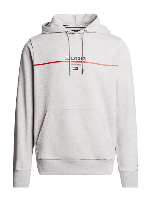 Se TOMMY HILFIGER Sweatshirt  mørkeblå / grå-meleret / rød ved About You