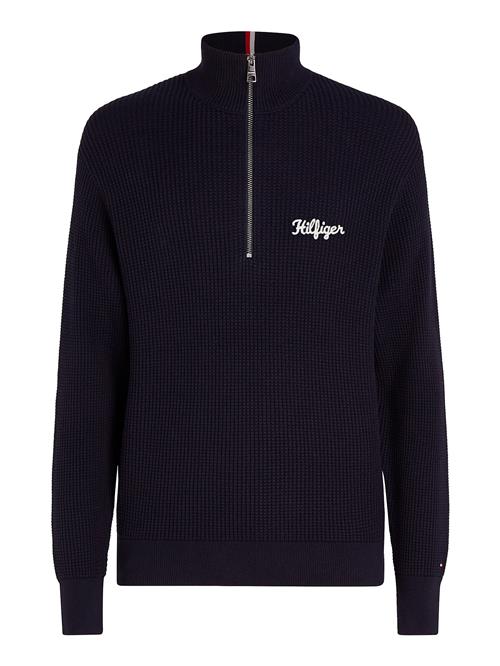 TOMMY HILFIGER Pullover  blå / hvid