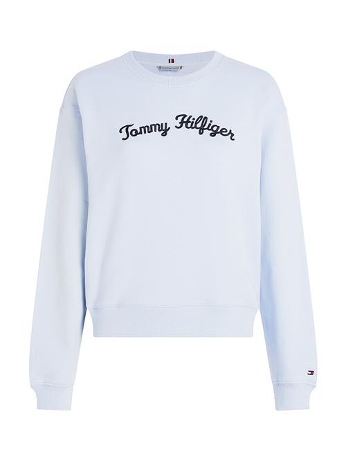 Se TOMMY HILFIGER Sweatshirt  lyseblå / mørkeblå ved About You