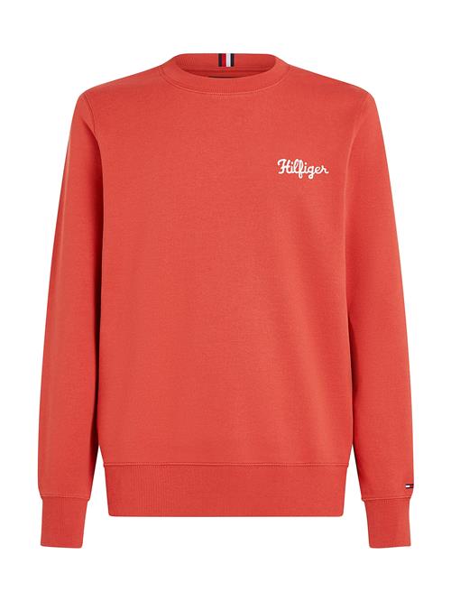 TOMMY HILFIGER Sweatshirt  blodrød / hvid