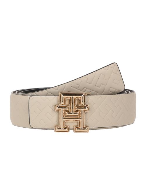 Se TOMMY HILFIGER Bælte 'Revamp REV 3.0'  beige / guld / sort ved About You