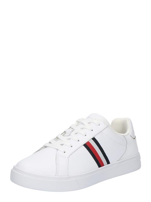 TOMMY HILFIGER Sneaker low 'ESSENTIAL COURT'  navy / rød / hvid