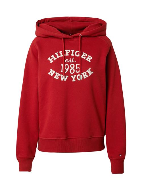 TOMMY HILFIGER Sweatshirt  rød / hvid