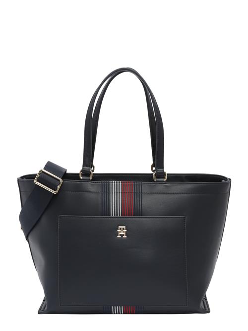 TOMMY HILFIGER Shopper 'DISTINCT'  mørkeblå / guld / rød / hvid