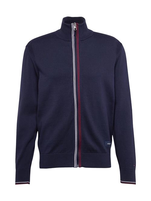 TOMMY HILFIGER Cardigan  navy / rød / hvid